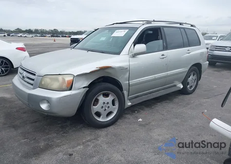 2004 Toyota Highlander V6 из США, поврежденный, VIN JTEDP21A04000369